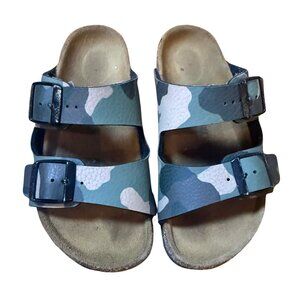 Birkenstock Kids Arizona Camo Birko‑Flor Sandals Size EU 29 US 11.5 EUC Comfort